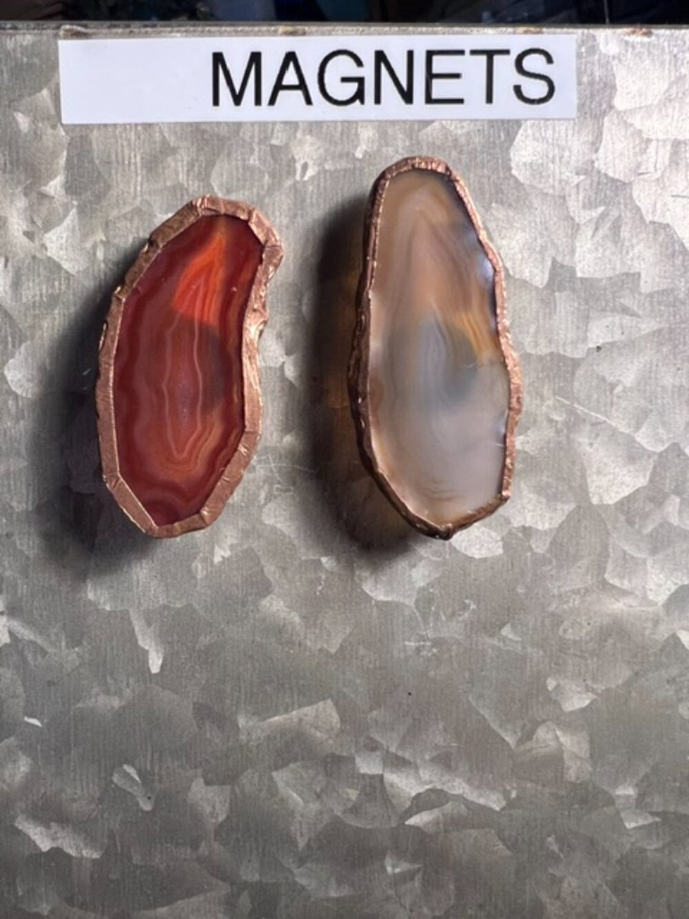 Agate Slice Magnet Stones